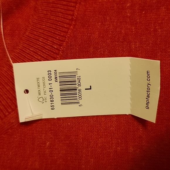 Red Gap Sweater - Picture 2 of 2